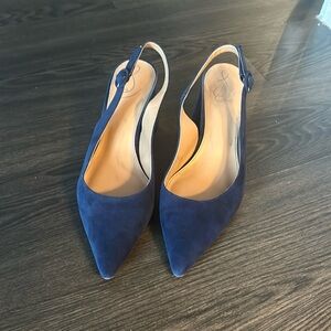 Same Edelman suede heels
